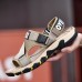 Men Daily Buckle Outdoor Walking Rubber Soled Casual Sandals