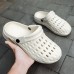 Men Breathable Hollow Out Two Ways Casual Slippers