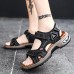 Menico Leather Summer Plus Size Outdoor Open Toe Athleisure Sandals