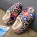 Men Warm Lining Waterproof Non  Slip Printing Colorful Stylish Home Winter Slippers